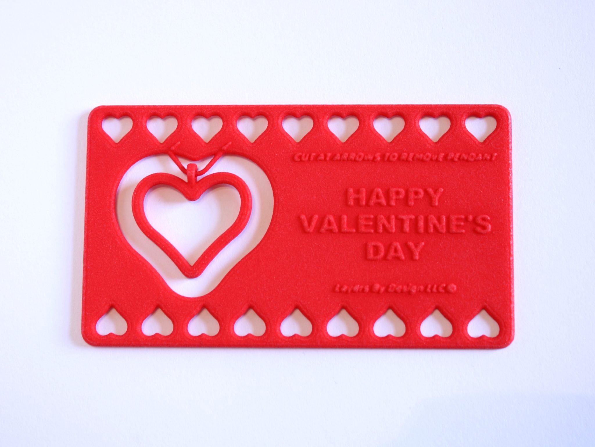 My 3D Printed Valentine | Layers By Design